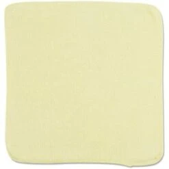 Rubbermaid Commercial 12 In X 12 In Yellow Light Microfiber Cloth Package Of 24