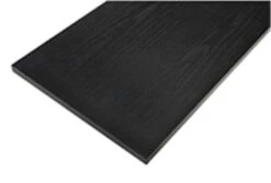Rubbermaid 12-Inch X 24-Inch Black Decorative Wood Shelf