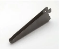 Rubbermaid 14-1/2-Inch Black Twin Track Shelf Bracket