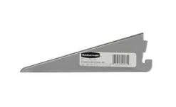 Rubbermaid 14-1/2-Inch Satin Nickel Twin Track Shelf Bracket