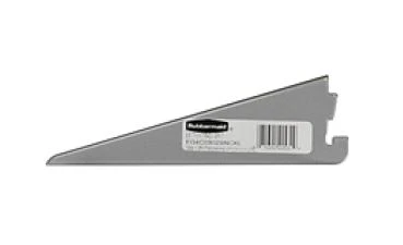 Rubbermaid 14-1/2-Inch Satin Nickel Twin Track Shelf Bracket 3 Rubbermaid 14-1/2-Inch Satin Nickel Twin Track Shelf Bracket
