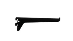 Rubbermaid 8-Inch Black Single Track Shelf Bracket