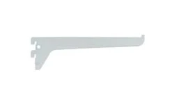 Rubbermaid 12-Inch White Single Track Shelf Bracket